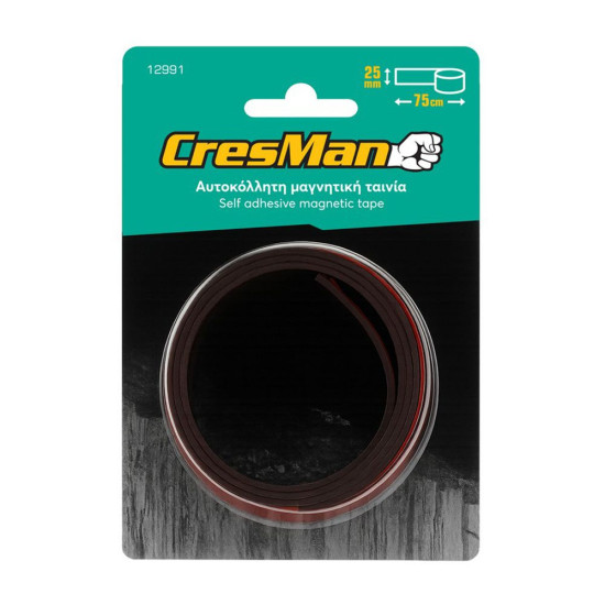 CRESMAN Αυτοκόλλητη μαγνητική ταινία 0.75mx25mm 13161