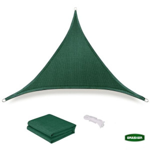 GRASHER Πανί σκίασης τρίγωνο πράσινο Ε220 180gr/m² 3.6Χ3.6Χ3.6m 104154