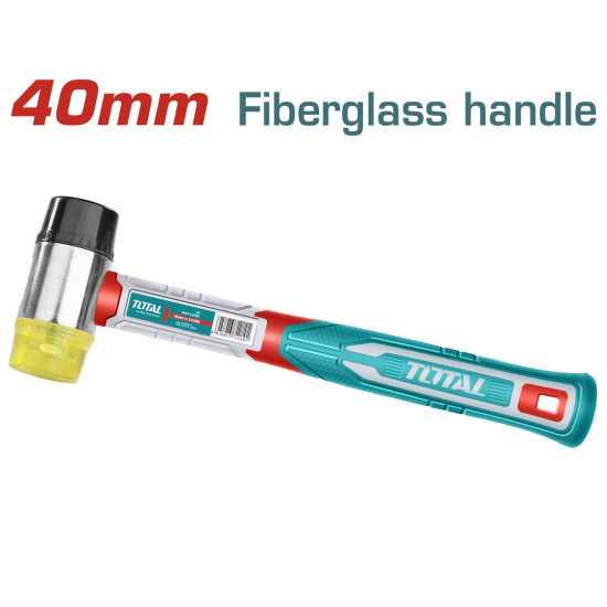 TOTAL Ματσόλα διπλής εργασίας πλαστική λαβή 40mm THRUH6940