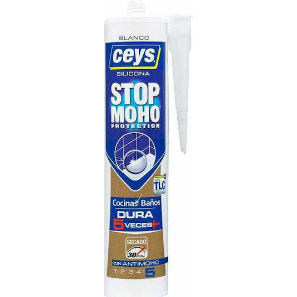 CEYS Stop moho σφραγιστική σιλικόνη αντιμουχλική λευκή 280ml 505540092