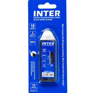 INTER Λάμες μαχαιριού τραπεζοειδείς 61Χ19mm 758609
