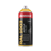 BENMAN Ακρυλικό σπρέϊ RAL 1023 GLOSS κίτρινο traffic 400ml 28502