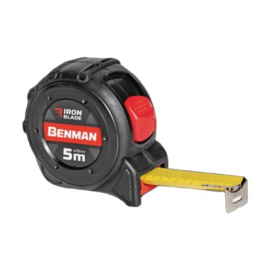 BENMAN Μέτρο ρολό IRON BLADE 5MΧ25MM 71018