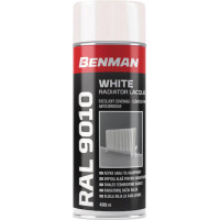 SPRAY BENMAN Σπρεϊ για καλοριφέρ χρώμα λευκό 400ml WHITE RADIATOR LACQUER