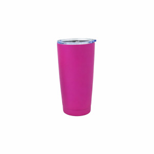 SIDIRELA Ποτήρι θερμός ανοξείδωτο ροζ TOWER 600ml Ε-4263PI