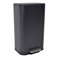 ANKOR Κάδος απορριμάτων SOUL 30L SOFT CLOSE ΙΝΟΧ μαύρο ματ 837502
