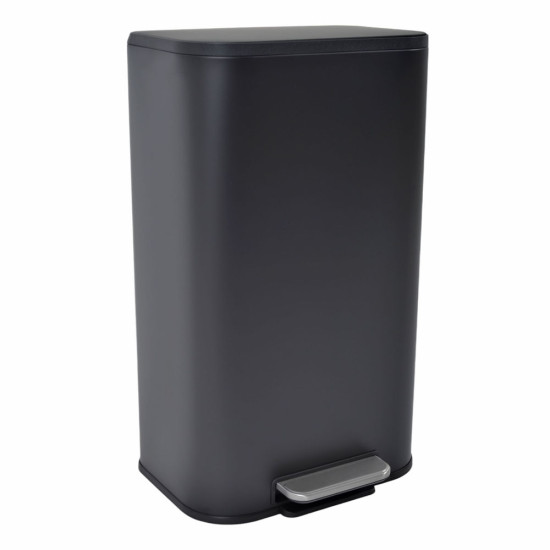 ANKOR Κάδος απορριμάτων SOUL 30L SOFT CLOSE ΙΝΟΧ μαύρο ματ 837502