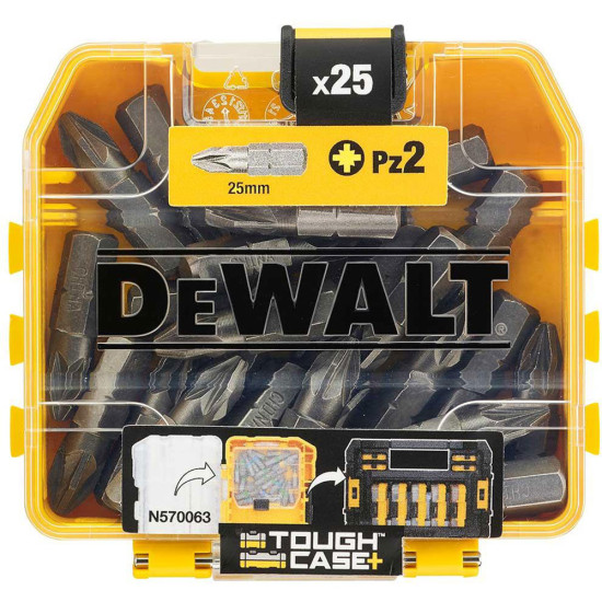 DeWALT Μύτες PZD 2Χ25mm 25 τεμάχια DT71521