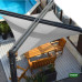GRASHER Πανί σκίασης ορθογώνιο γκρι Ε220 180gr/m² 3Χ5m 104159