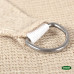 GRASHER Πανί σκίασης ορθογώνιο εκρού Ε220 180gr/m² 2x3m 104163