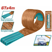 TOTAL Σαμπανί ιμάντας ανύψωσης 6Τ / 4m / 180mm THTWS0604