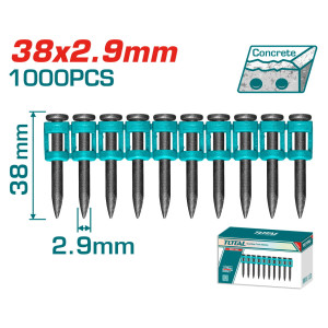 TOTAL Καρφιά για σκυρόδεμα 38mm / 1000 ΤΕΜΑΧΙΑ ΓΙΑ TCNLI9005 / TCNLI9008 TAC02381