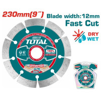 TOTAL Διαμαντόδισκος universal 230X22.2mm TAC21123012
