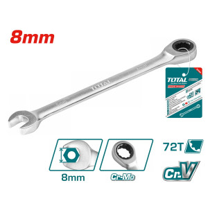 TOTAL Γερμανοπολύγωνο καστάνιας Cr-V 8mm TCSPAR081