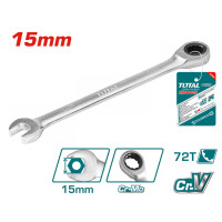 TOTAL Γερμανοπολύγωνο καστάνιας Cr-V 15mm TCSPAR151