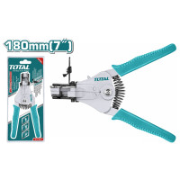TOTAL Πρέσα ακροδεκτών απογυμνωτής καλωδίων 180mm THT1591