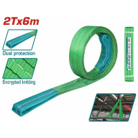 TOTAL Σαμπανί ιμάντας ανύψωσης 2Τ / 6m / 60mm THTWS0206
