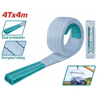 TOTAL Σαμπανί ιμάντας ανύψωσης 4Τ / 4m / 120mm THTWS0404