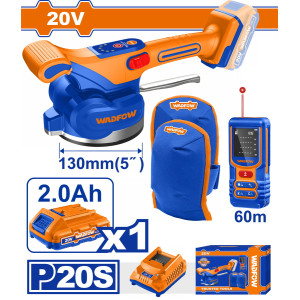 WADFOW Σετ δονητικό πλακιδίων μπαταρίας Li-ion 20V / 2Ah / 1 μπαταρία WOS241185