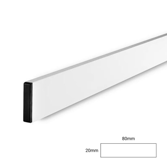 LAMEL Πήχης αλουμινίου για επιχρίσματα 80Χ20mm 200cm 39.37110
