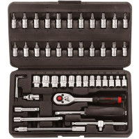 FORCE Σετ εξάγωνα καρυδάκια 1/4'' 46 τεμάχια 2462