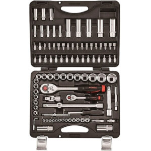FORCE Σετ κασετίνα καρυδάκια 1/2″+ 1/4″ 94 τεμάχια 4941
