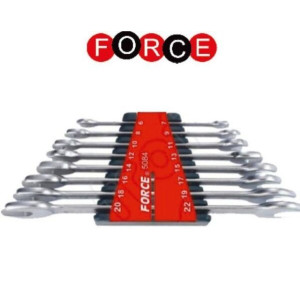 FORCE Σετ γερμανικά κλειδιά 8 τεμαχίων 7-22mm 5084