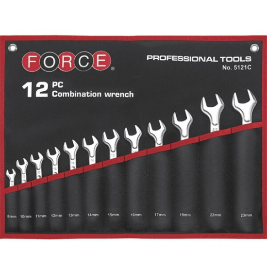 FORCE Σετ γερμανοπολύγωνα 12 τεμαχίων 8-23mm 5121C