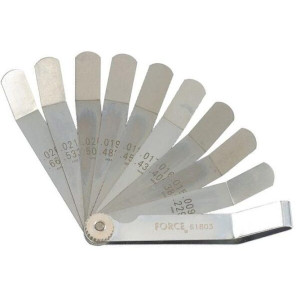 FORCE Φίλλερ με 9 κυρτές λάμες 0.009"-0.026" / 0.229mm-0.660mm 61803
