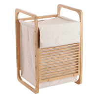 SIDIRELA Καλάθι απλύτων bamboo 40X35X60.5 Ε-1323