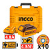 INGCO Γωνιακός τροχός μπαταρίας 115mm 20V Li-Ion CAGLI271532E