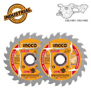 INGCO Δίσκος κοπής ξύλου 2 τεμάχια Φ140mm TSB1403