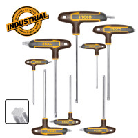 INGCO Κλειδιά ταφ Torx σετ 8 τεμαχίων Τ10-Τ50 HHKT80838