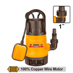 INGCO Υποβρύχια αντλία νερού - ακαθάρτων 750W SPD7508