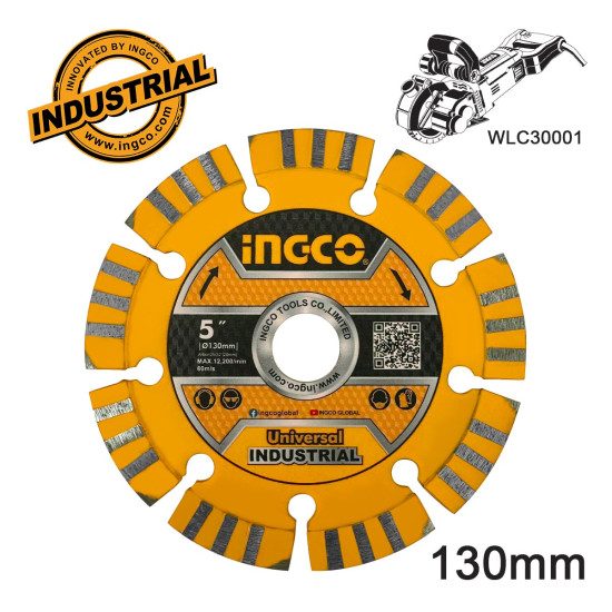 INGCO Δίσκος διαμαντέ δομικών 130mm DMD011301 