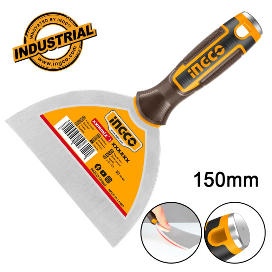 INGCO Επαγγελματική σπάτουλα 150mm ΙΝΟΧ HPUT08150