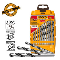 INGCO Τρυπάνια μετάλλου HSS 2-10mm σετ 9 τεμάχια AKD1095