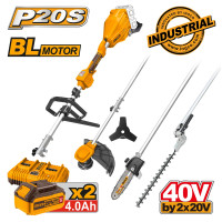 INGCO Πολυμηχάνημα 3 σε 1 μπαταρίας 2x20V Li-Ion CSTLI2040386