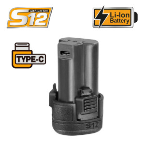 INGCO Μπαταρία 12V 1.5Ah Li-Ion USB Type-C FBLI12153E