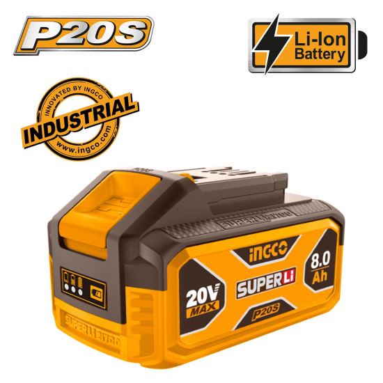 INGCO Μπαταρία 20V 8.0Ah Li-Ion FBLI2108