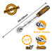 INGCO Καστάνια τηλεσκοπική 1/2" 72Τ 340-450mm HRTH08128L