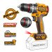 INGCO Εργαλεία μπαταρίας 20V Li-Ion σετ 3 τεμάχια COSLI250693E