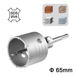 INGCO Ποτηροκορώνα μπετού - τούβλου SDS plus 65mm HCB0651