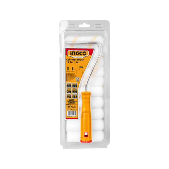 INGCO Σετ ρολό βαφής με ανταλλακτικά ρολάκια HKTCB121001