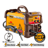 INGCO Ηλεκτροκόλληση Inverter 130Α σύρματος χωρίς αέριο MIG/MMA FC13018