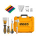 INGCO Πιστόλι θερμού αέρα 2000W + εργαλεία χειρός + βαλίτσα HG200058E