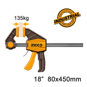 INGCO Σφιγκτήρας μαραγκών αυτόματος 18" 80Χ450mm 135kg HQBC18801