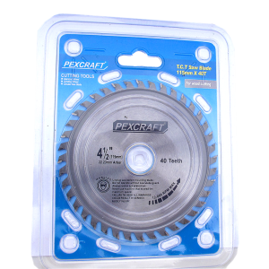 PEXCRAFT Δίσκος ξύλου για γωνιακό τροχό 115mmX40 δόντια 00663