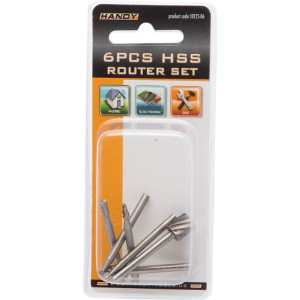 HANDY Φρεζάκια σετ 6 τεμαχίων για dremel με άξονα 3.1mm