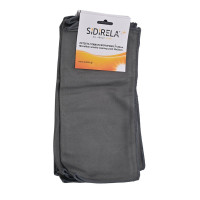 SIDIRELA Πετσέτα microfiber τζαμιών σε γκρι χρώμα 30Χ30cm Ε-2653GR
